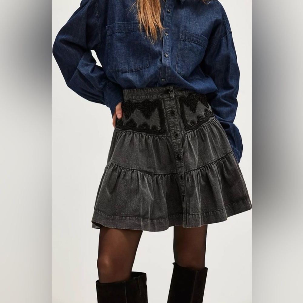NWT Free People August Mini Skirt size 8